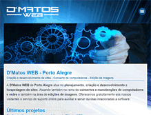 Tablet Screenshot of dmatosweb.com.br